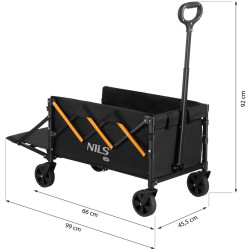 Carucior de gradina Nils Camp NC2608 (Black/Orange) Thumb