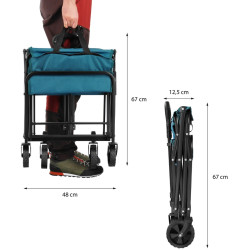 Carucior de gradina Nils Camp NC4306 (Turqoise) Thumb