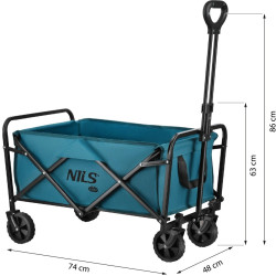 Carucior de gradina Nils Camp NC4306 (Turqoise) Thumb