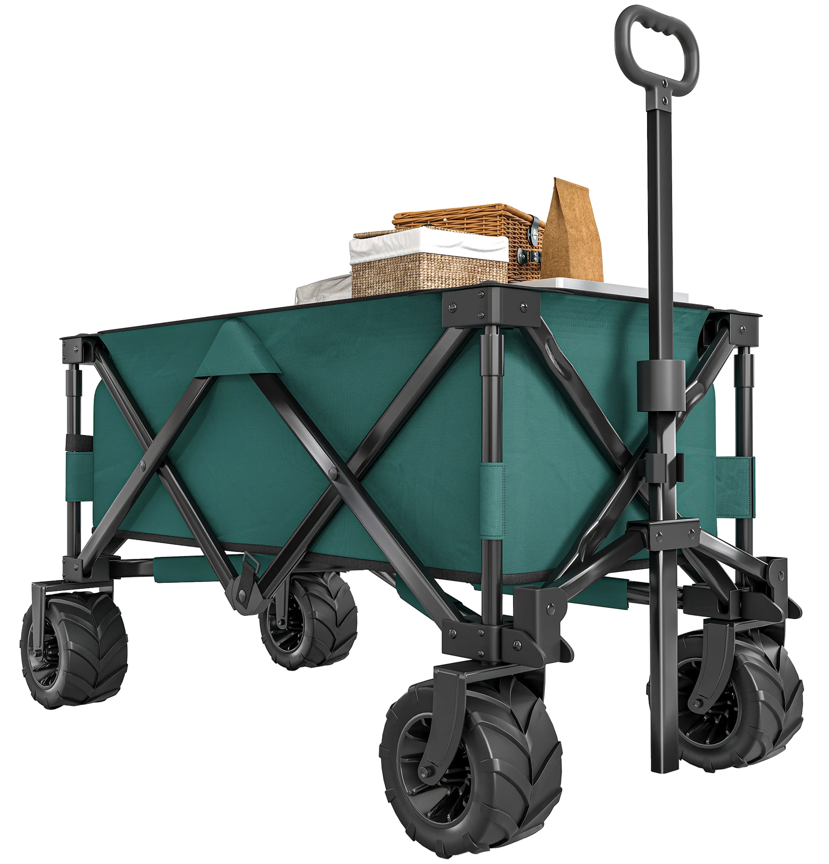 Садовая тележка Outsunny 845-311GN (Green) - 2