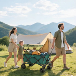 Садовая тележка Outsunny 845-311GN (Green) Thumb