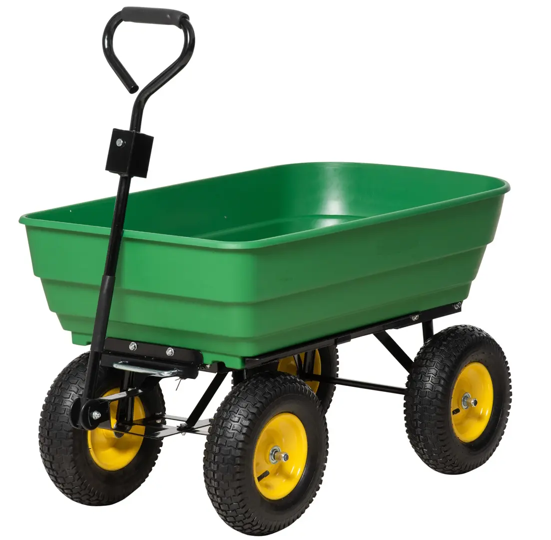 Carucior de gradina Outsunny 845-636V01 (Dark Green)