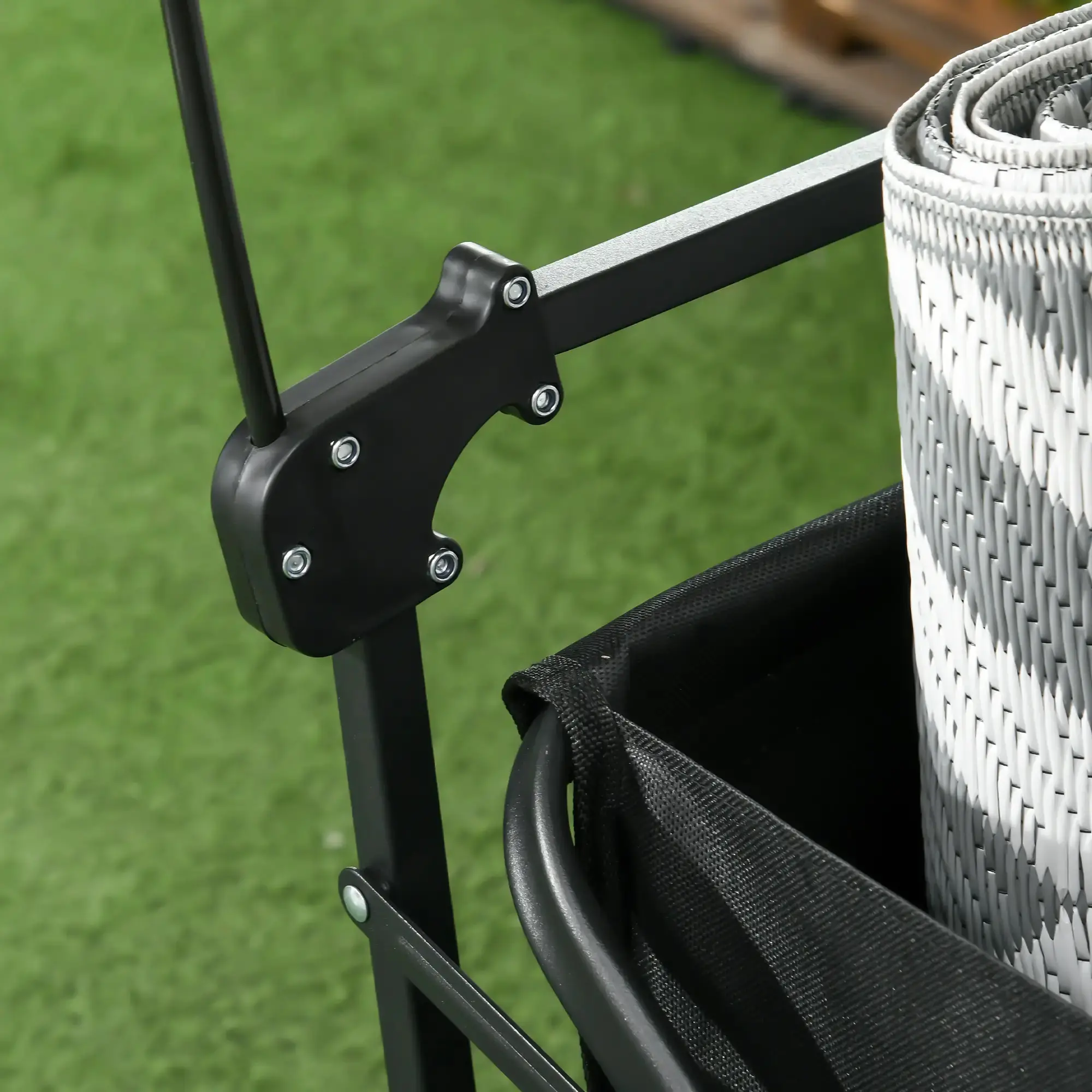 Садовая тележка Outsunny 84H-125V00BK (Black) - 4