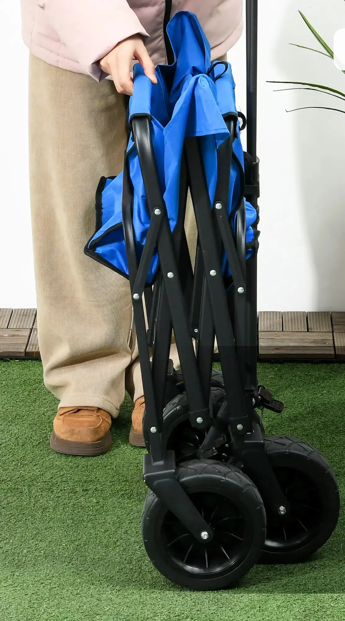 Садовая тележка Outsunny 84H-127V00BU (Blue) - 4