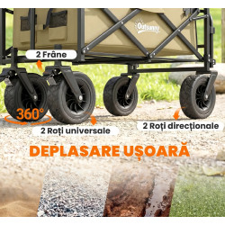 Садовая тележка Outsunny 84H-128V00KK ((Khaki/Green) Thumb