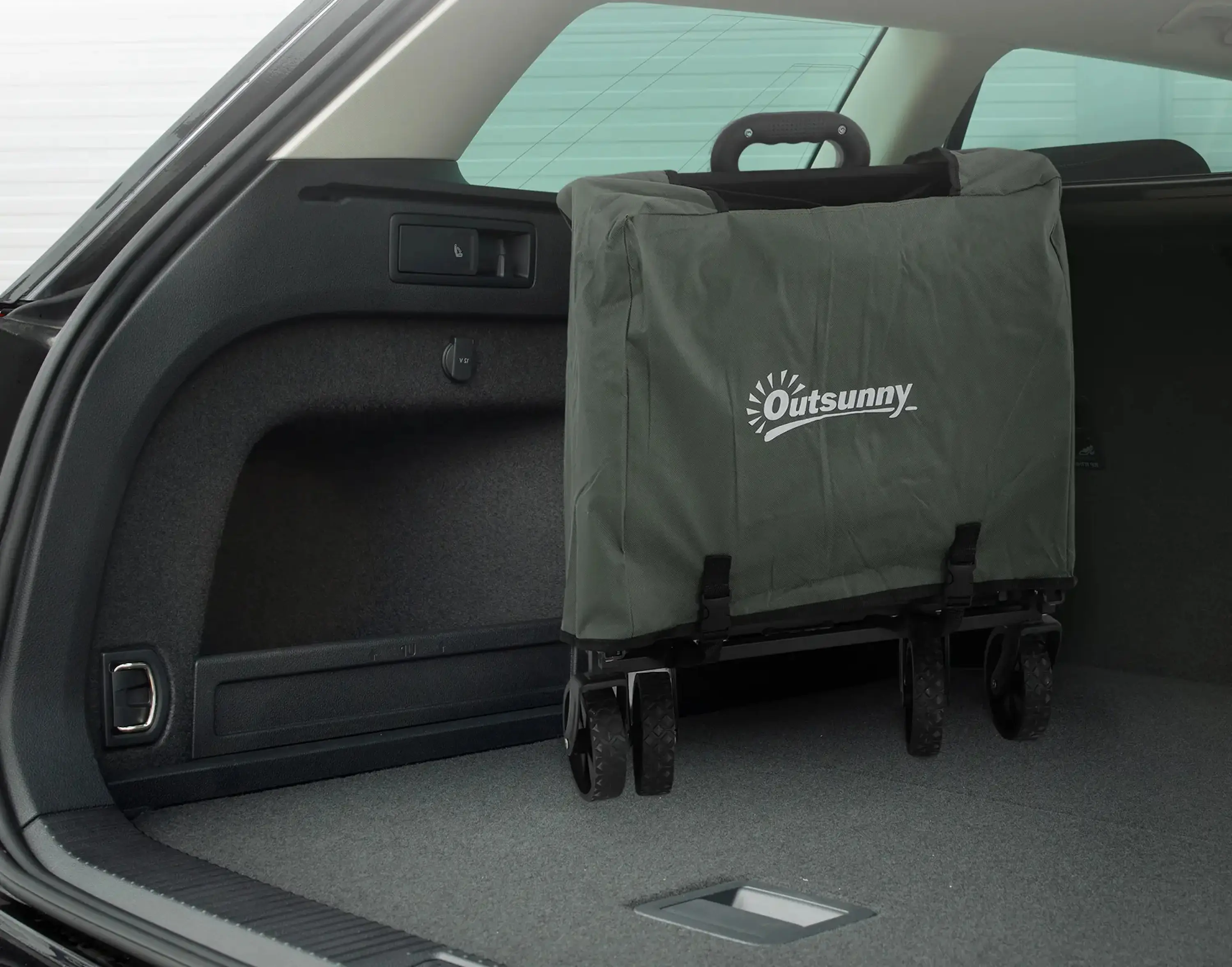 Садовая тележка Outsunny 84H-344V00GN (Green) - 3