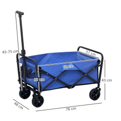 Садовая тележка Outsunny 84H-367V00BU (Blue) Thumb