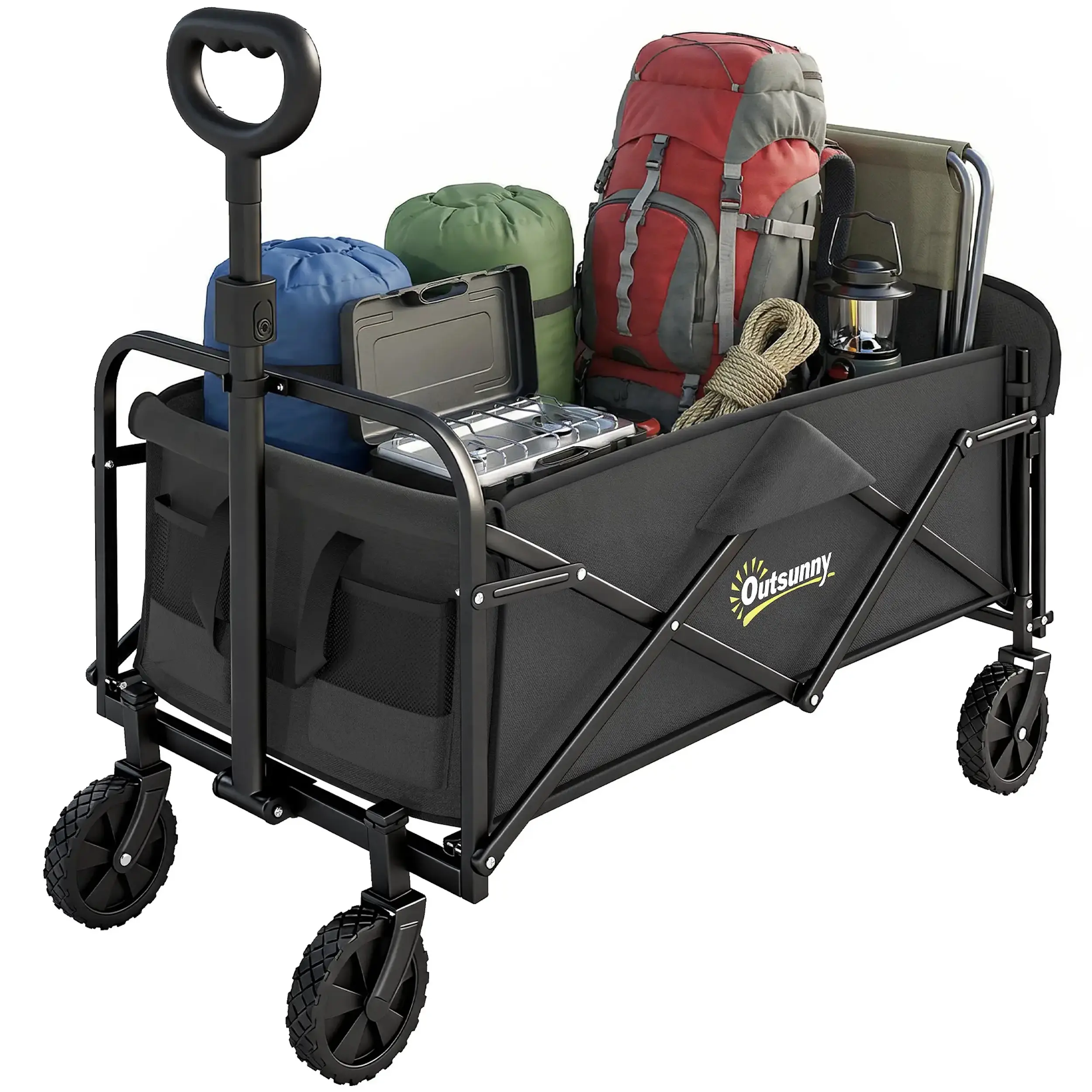 Садовая тележка Outsunny A20-632V00BK (Black) - 2