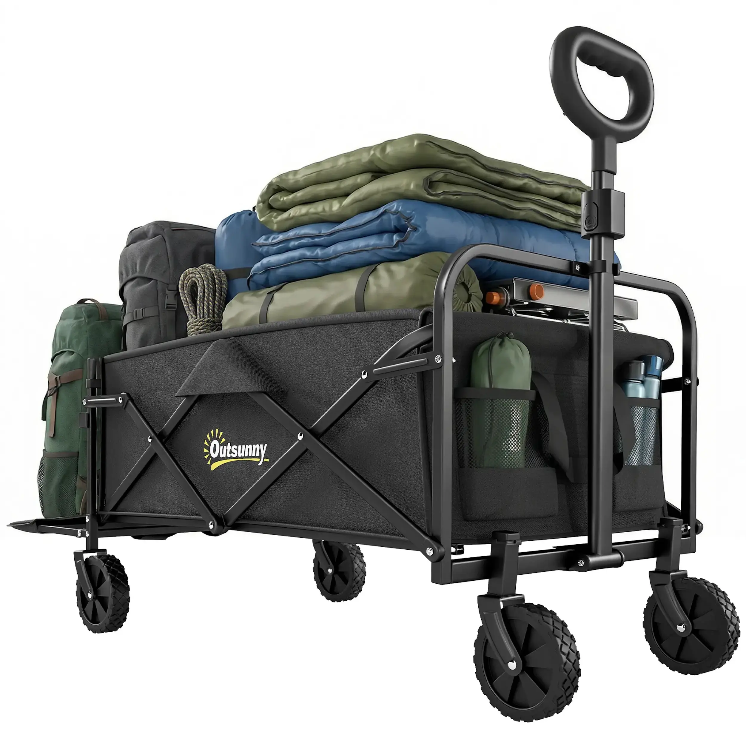 Садовая тележка Outsunny A20-632V00BK (Black) - 3