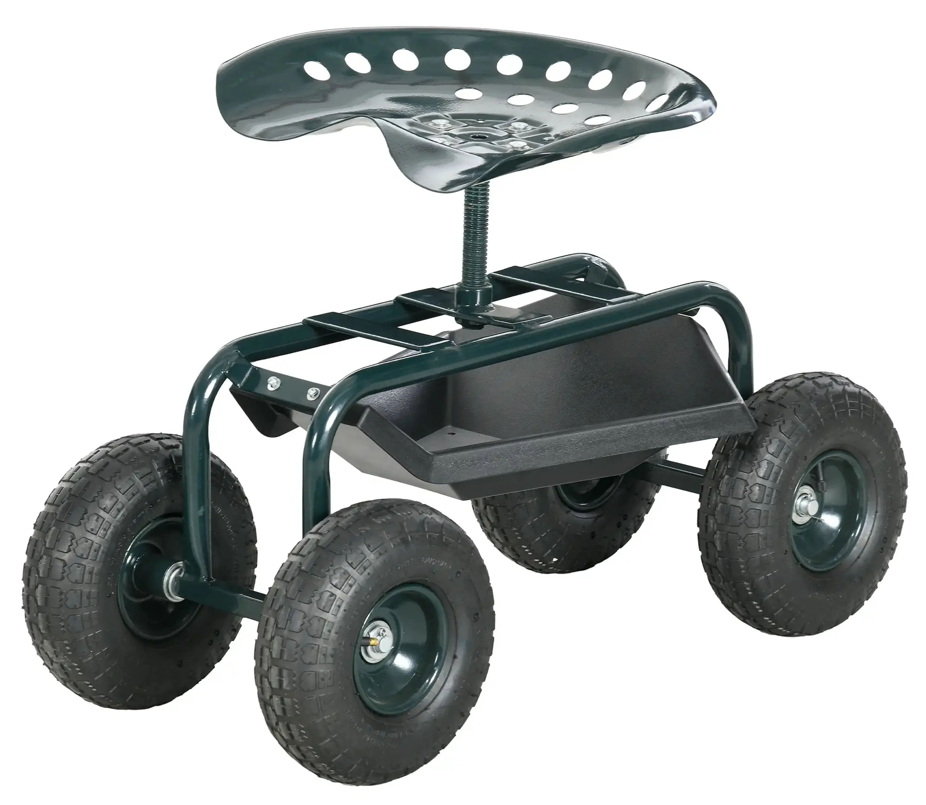 Scaun-carucior de gradina Outsunny 84H-111V00DG (Dark Green) - 2