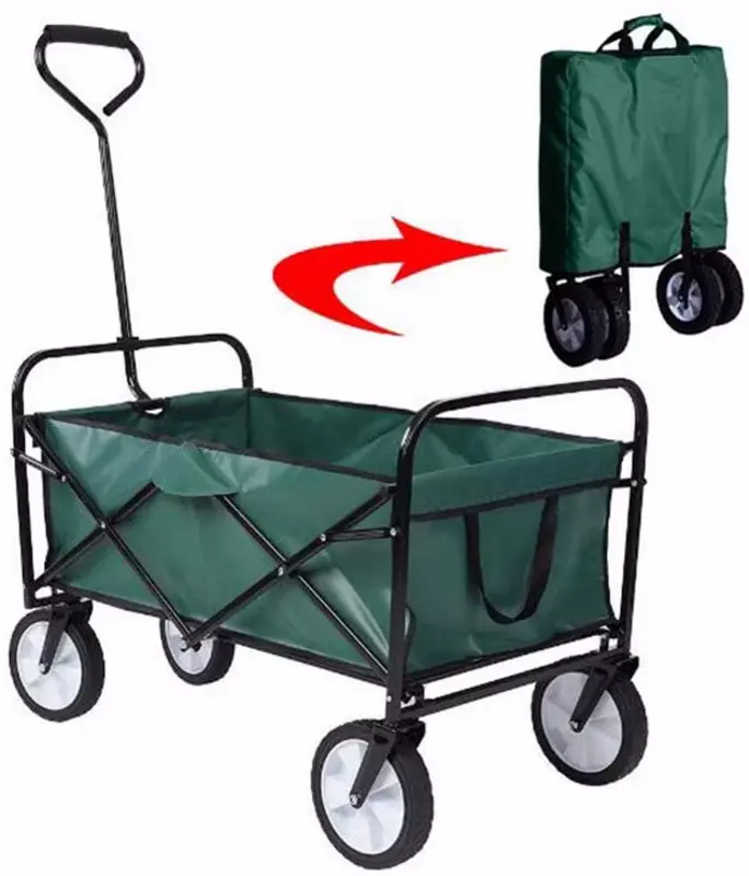 Carucior de gradina Procart TC1011 (Green/Black)