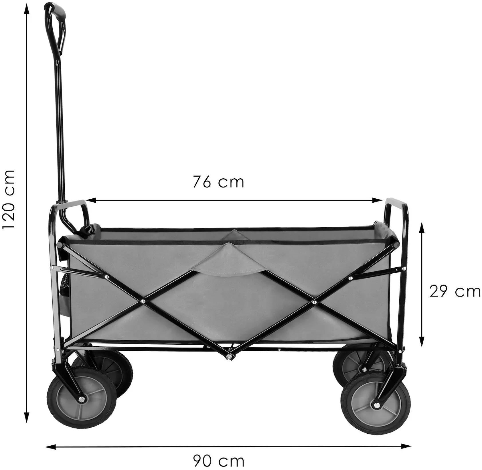 Садовая тележка Springos GA0015 (Grey) - 9
