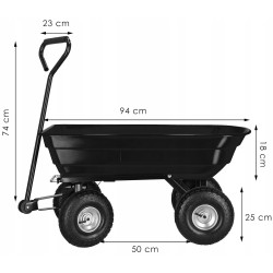 Садовая тележка Springos GA0083 (Black) Thumb