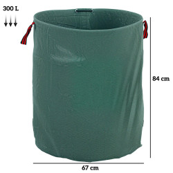Set saci de gunoi pentru gradina Outsunny 84H-354V02GN (Green) Thumb
