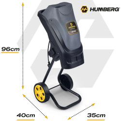 Измельчитель веток Humberg HM-650 565000 (Grey/Black) Thumb