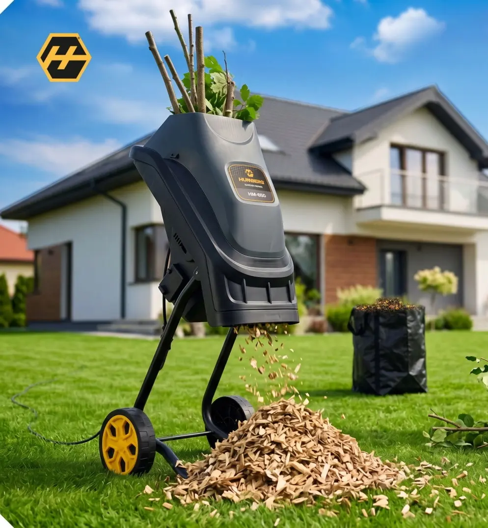 Измельчитель веток Humberg HM-650 565000 (Grey/Black) - 5