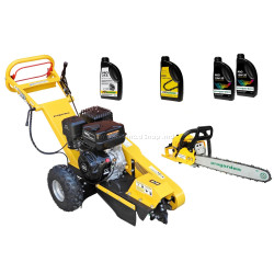 Masina de frezat buturugi Progarden MFB15 + motoferastrau MF3545P + 2L ulei amestec + 2L ulei lant