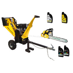 Tocator de crengi Progarden TB100E + motoferastrau MF3545P + 4L ulei