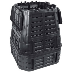 Compostor VidaXL 146277 93,3x93,3x113 (Black) Thumb
