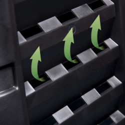 Compostor VidaXL 146277 93,3x93,3x113 (Black) Thumb