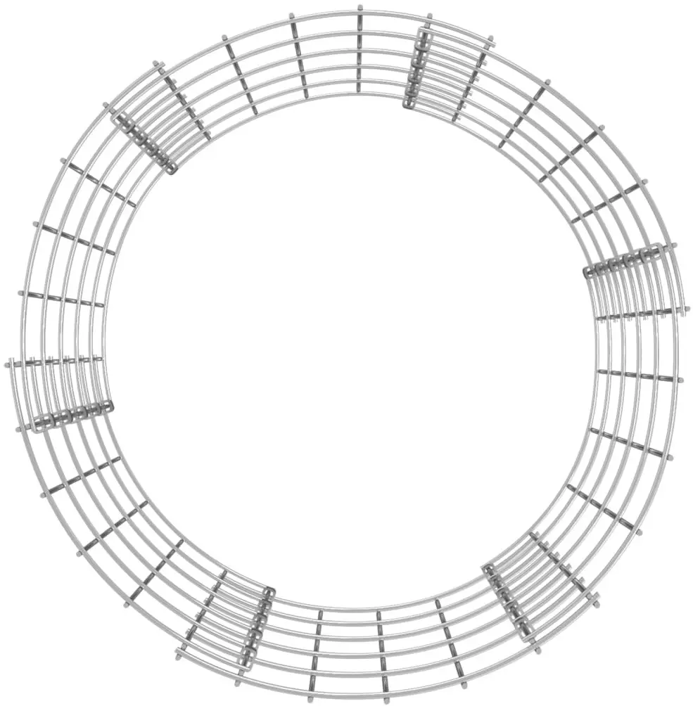 Compostor VidaXL 3115941 50x50 (Silver) - 3