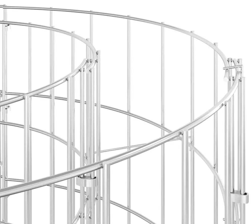 Compostor VidaXL 3115941 50x50 (Silver) - 4