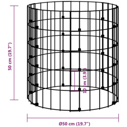 Compostor VidaXL 3115941 50x50 (Silver) Thumb