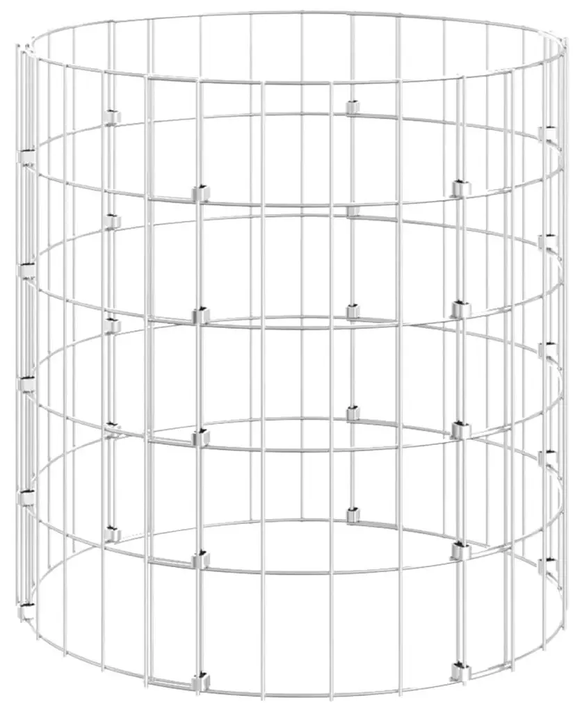 Compostor VidaXL 3115941 50x50 (Silver)