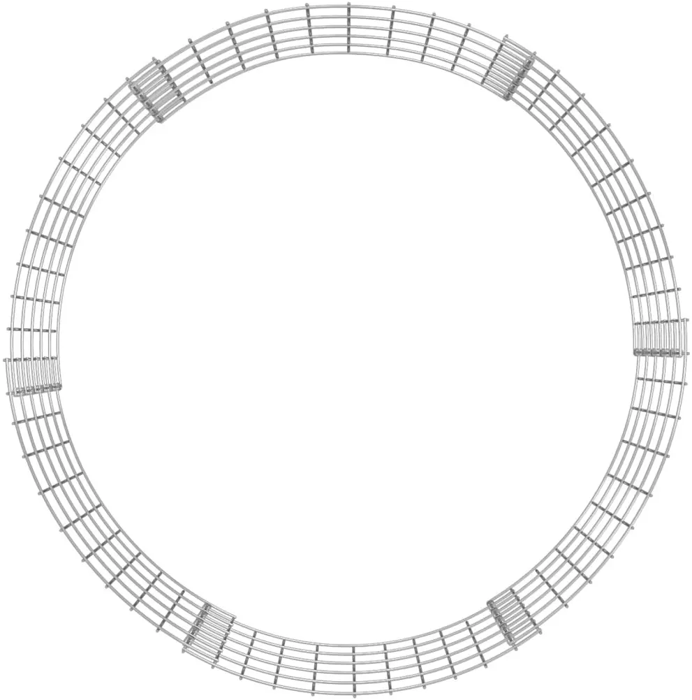 Compostor VidaXL 3115943 100x50 (Silver) - 3