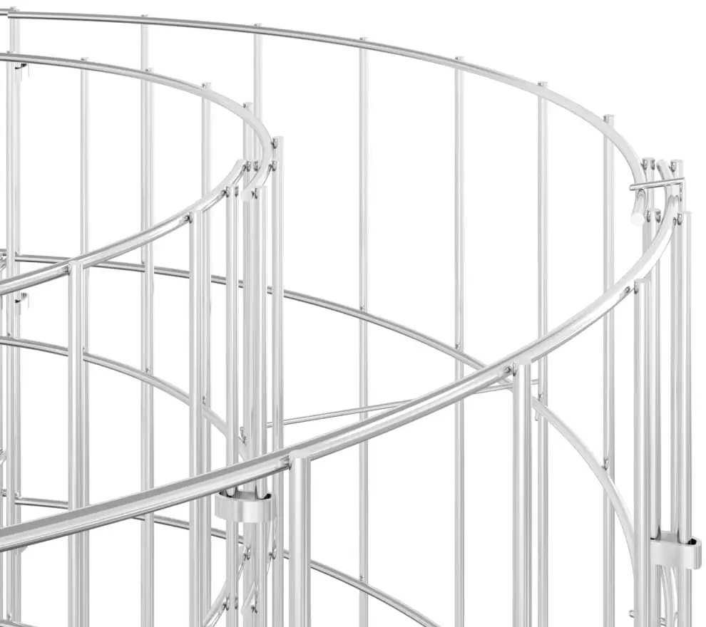 Compostor VidaXL 3115943 100x50 (Silver) - 4