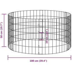 Compostor VidaXL 3115943 100x50 (Silver) Thumb