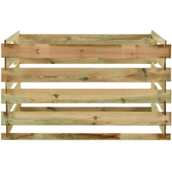 Compostor VidaXL 316060 120x120x70 (Natural) Thumb