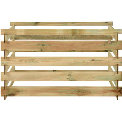 Compostor VidaXL 316060 120x120x70 (Natural) Thumb