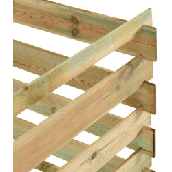 Compostor VidaXL 316060 120x120x70 (Natural) Thumb