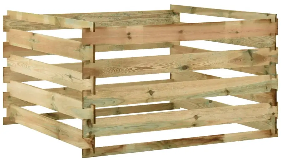 Compostor VidaXL 316060 120x120x70 (Natural)