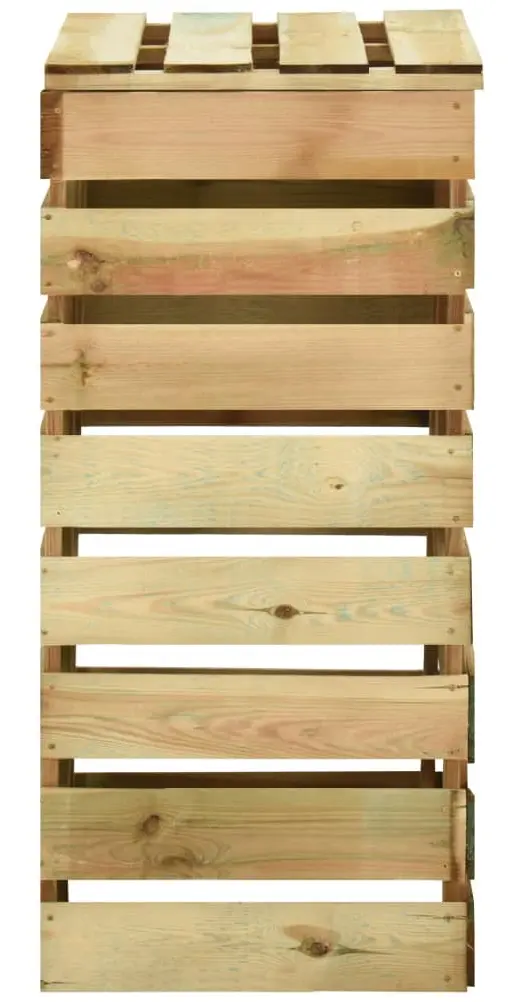 Compostor VidaXL 316062 80x50x100 (Natural) - 3