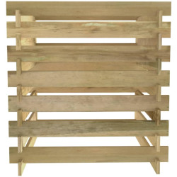 Compostor VidaXL 318377 90x90x90 (Natural) Thumb