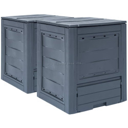 Набор компостеров VidaXL 278919 60x60x73 2pcs (Grey)