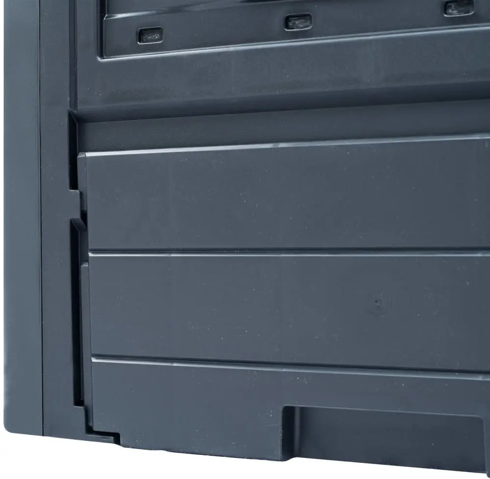 Set de compostere VidaXL 278919 60x60x73 2pcs (Grey) - 6