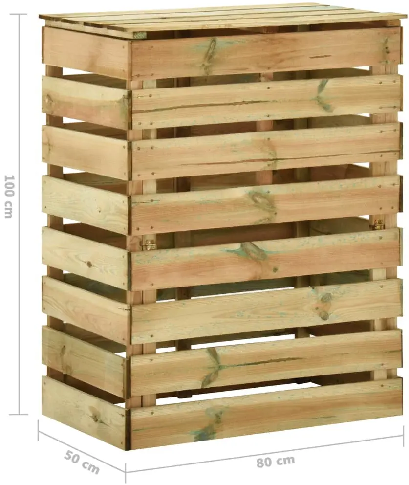Набор компостеров VidaXL 3078137 80x50x100 3pcs (Natural) - 8