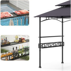 Беседка Costway NP11862SH (Grey/Black) Thumb