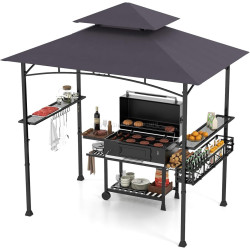 Беседка Costway NP11862SH (Grey/Black)