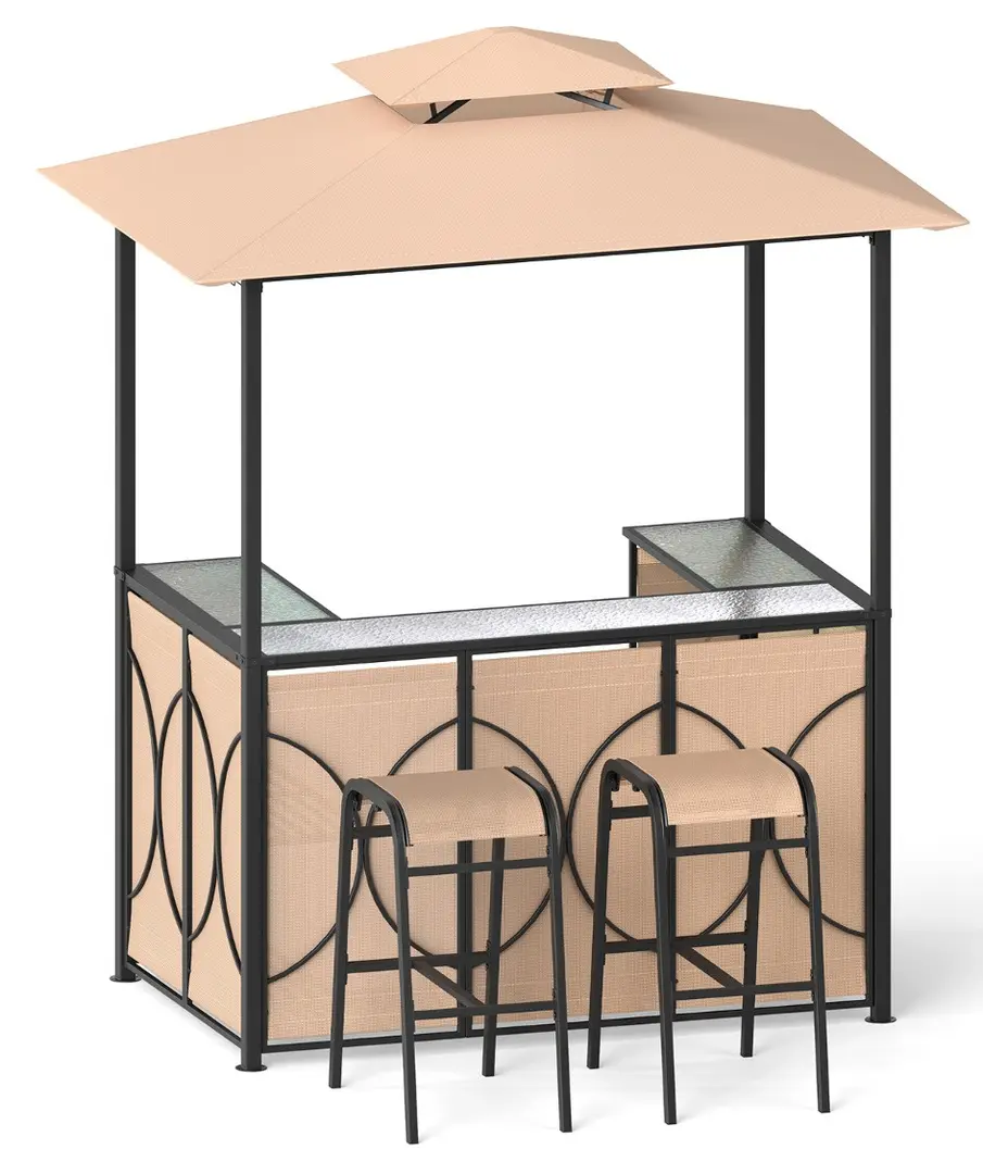 Foisor pentru gratar Costway NP12355CF (Brown)