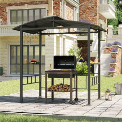 Pavilion pentru gratar Costway NP12532DK (Black) Thumb