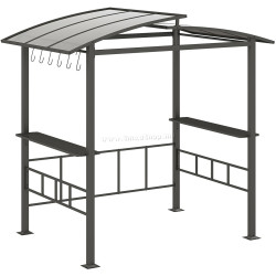 Павильон для барбекю Costway NP12532DK (Black)