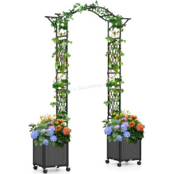Arca de gradina Costway GT4461GR (Black/Gray)