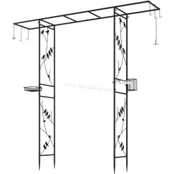 Arca de gradina Costway GT4487DK (Black)