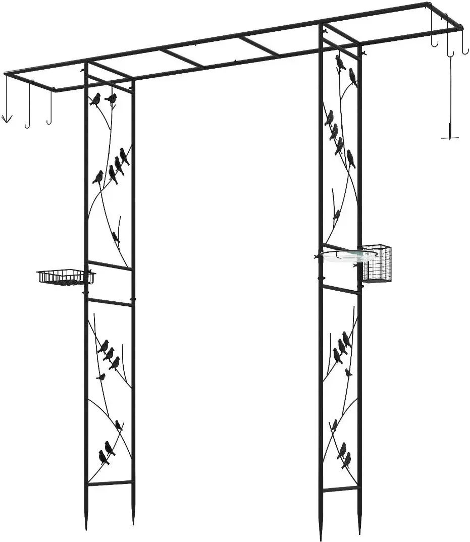 Arca de gradina Costway GT4487DK (Black)