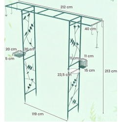 Arca de gradina Costway GT4487GN (Green) Thumb