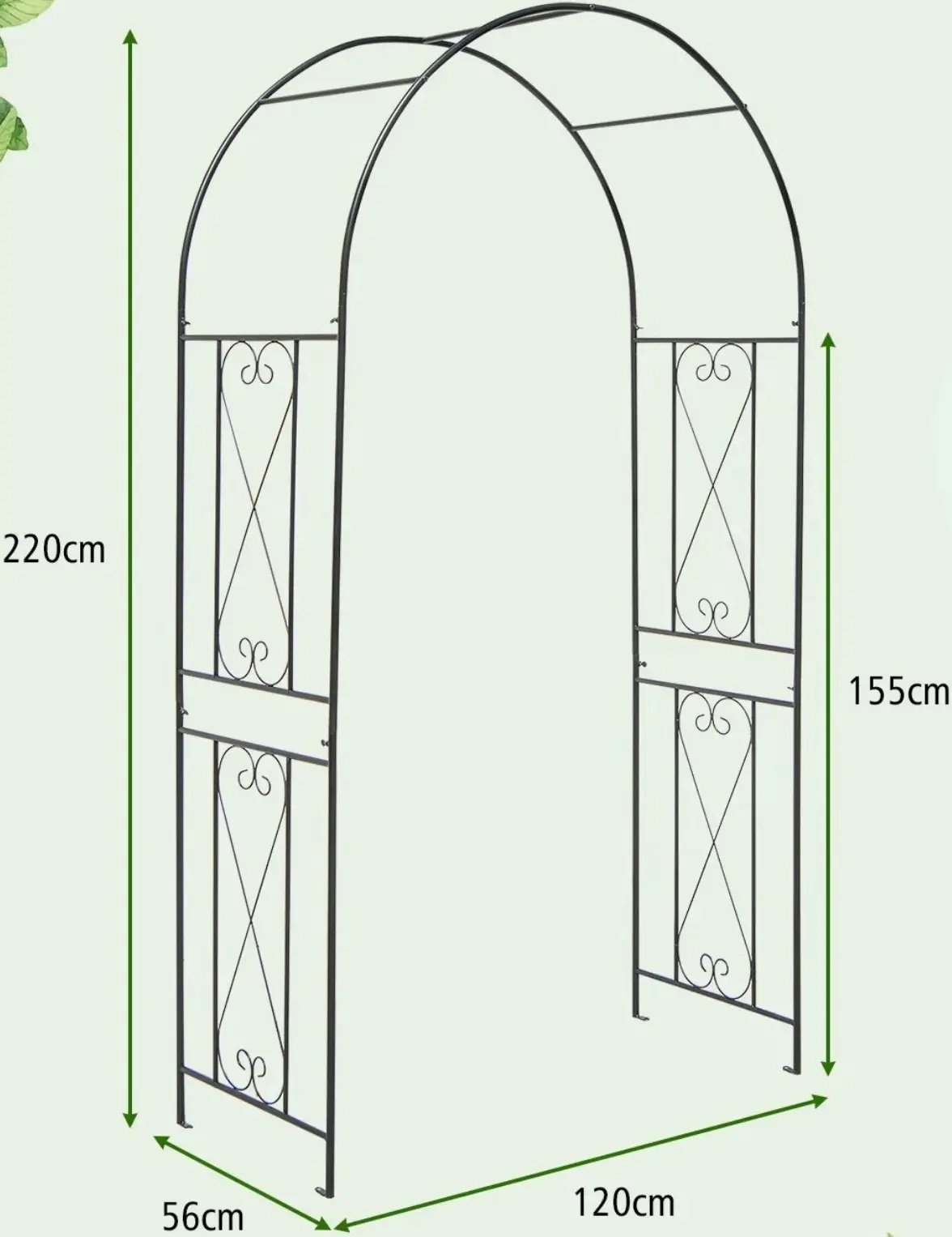 Arca de gradina Costway NP11084DK (Black) - 2